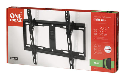 One For All SOLID 165,1 cm (65") Svart