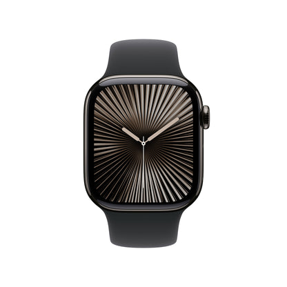 Apple Watch Series 10 OLED 42 mm Digital 374 x 446 pixlar Pekskärm 4G Grå Wi-Fi GPS