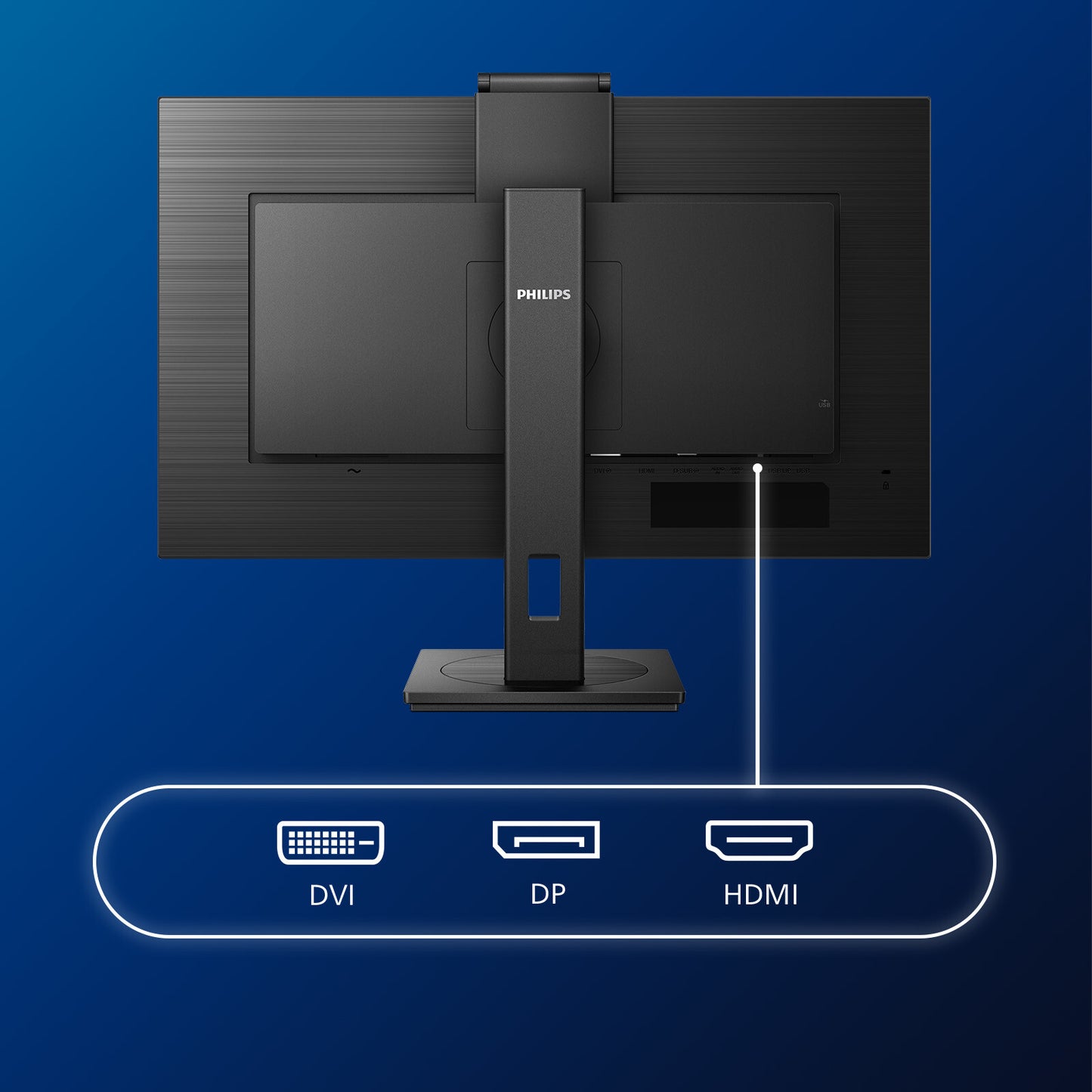 Philips S Line 272S1MH/00 LED display 68,6 cm (27") 1920 x 1080 pixlar Full HD Svart