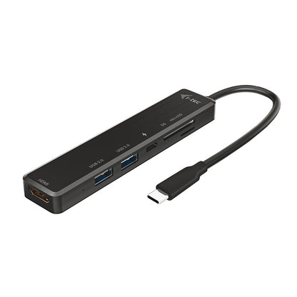 i-tec C31TRAVELEASYDOCKPD dockningsstationer för bärbara datorer Kabel USB 3.2 Gen 1 (3.1 Gen 1) Type-C Svart