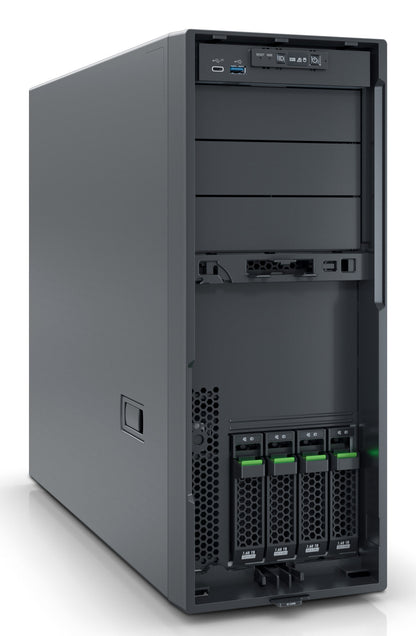 Fujitsu PRIMERGY TX1330 M6 servrar 0 GB Tower Intel Xeon E E-2456 3,3 GHz 32 GB DDR5-SDRAM 500 W