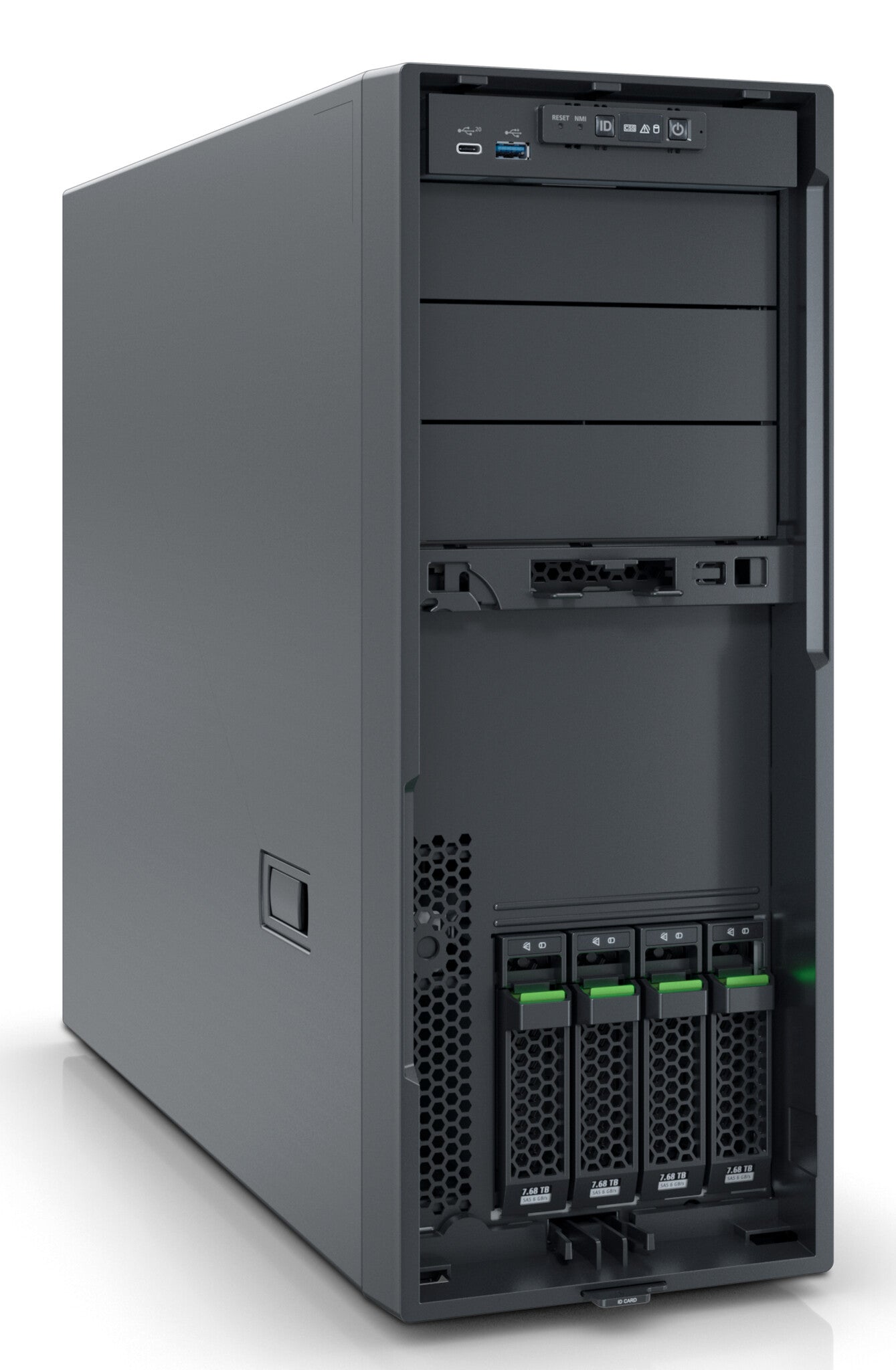 Fujitsu PRIMERGY TX1330 M6 servrar 0 GB Tower Intel Xeon E E-2488 3,2 GHz 32 GB DDR5-SDRAM 500 W