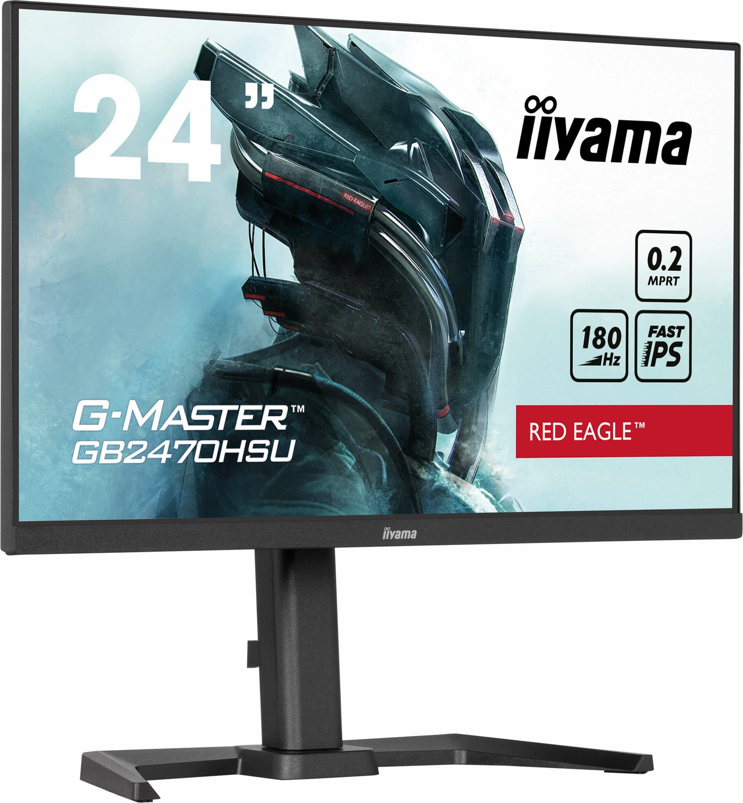 iiyama G-MASTER GB2470HSU-B6 platta pc-skärmar 60,5 cm (23.8") 1920 x 1080 pixlar Full HD LCD Svart