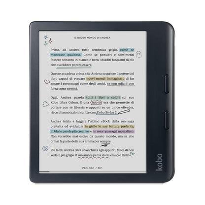 Rakuten Kobo Libra Colour e-bokläsare Pekskärm 32 GB Wi-Fi Svart