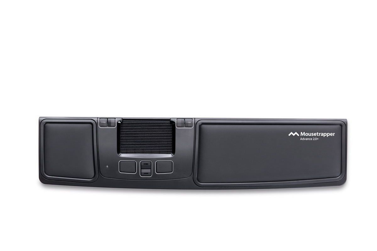 Mousetrapper Advance 2.0+ & Type tangentbord Mus inkluderad Kontor USB + Bluetooth Nordic Svart