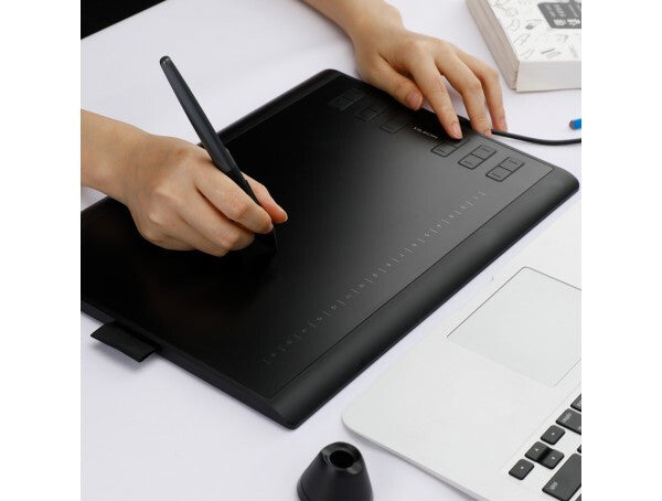 HUION H1060P ritplattor Svart 5080 lpi 250 x 160 mm USB