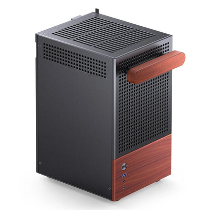 Jonsbo T6 Midi Tower Svart, Trä