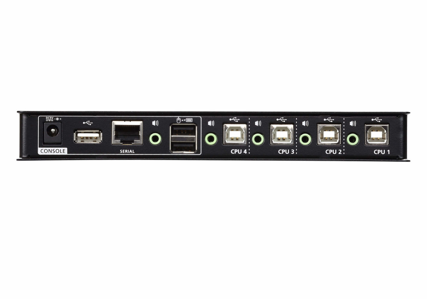 ATEN Gränslös USB KVM-switch med 4 portar (kablar medföljer)