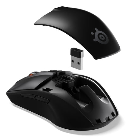 Steelseries Rival 3 Wireless datormöss Spela högerhand Trådlös RF + Bluetooth Optisk 18000 DPI
