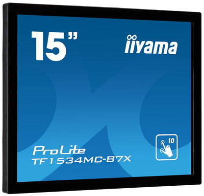 iiyama TF1534MC-B7X POS-skärm 38,1 cm (15") 1024 x 768 pixlar XGA Pekskärm