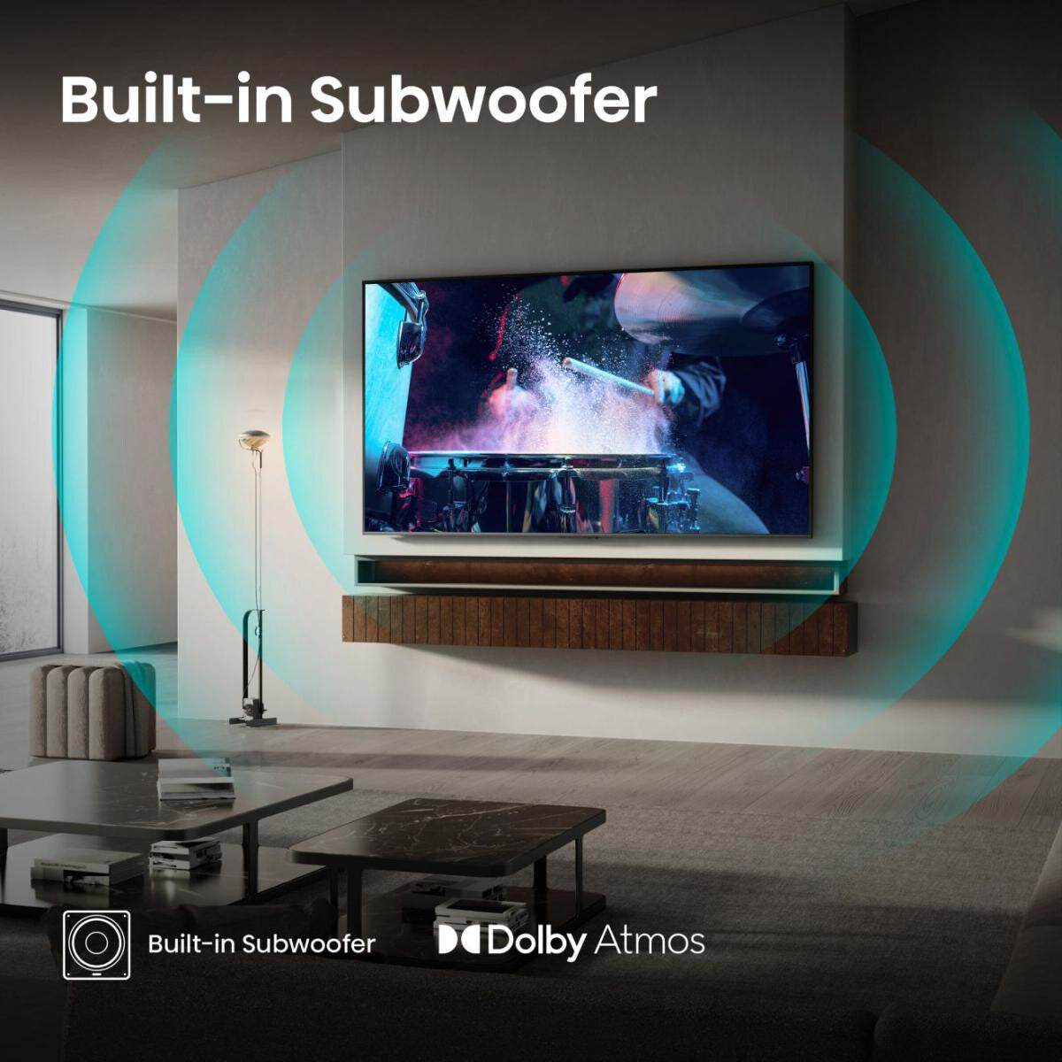 Hisense 100U7Q 2,54 m (100") 4K Ultra HD Smart-TV Wi-Fi Svart
