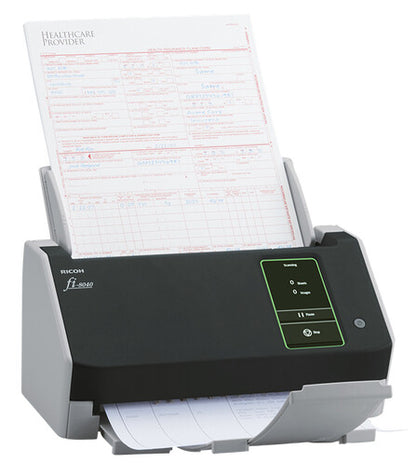 Ricoh fi-8040 ADF + scanner med manuell matning 600 x 600 DPI A4 Svart, Grå