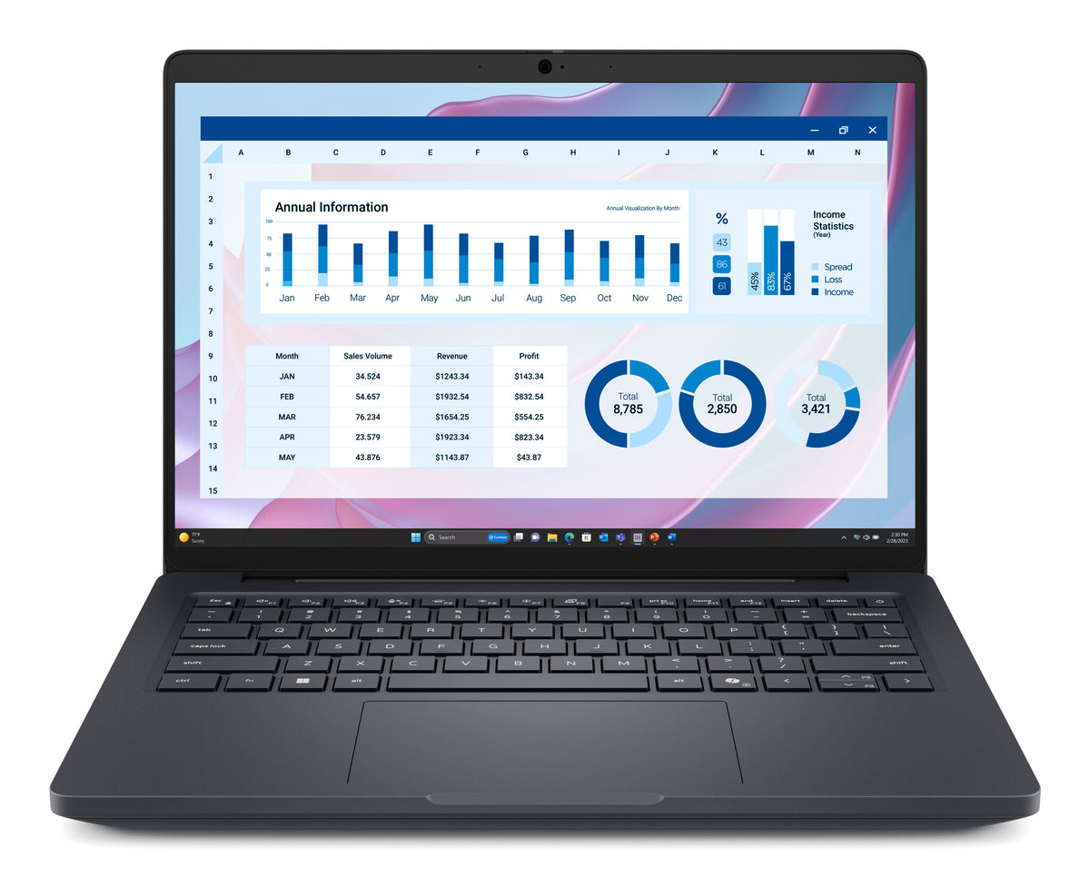 DELL Pro Max 14 MC14255 Copilot+ PC AMD Ryzen AI 7 PRO PRO 350 Mobil arbetsstation 35,6 cm (14") Full HD+ 16 GB LPDDR5x-SDRAM 512 GB SSD Wi-Fi 7 (802.11be) Windows 11 Pro Nordic Svart