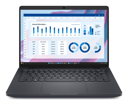 DELL Pro Max 14 MC14255 Copilot+ PC AMD Ryzen AI 7 PRO PRO 350 Mobil arbetsstation 35,6 cm (14") Full HD+ 16 GB LPDDR5x-SDRAM 512 GB SSD Wi-Fi 7 (802.11be) Windows 11 Pro Nordic Svart