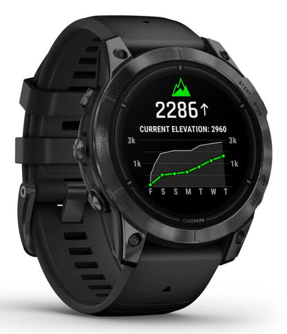Garmin epix Pro (Gen 2) 3,3 cm (1.3") AMOLED 47 mm Digital 416 x 416 pixlar Pekskärm Grå Wi-Fi GPS