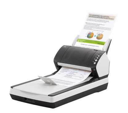 Ricoh fi-7240 Flatbädds- och ADF-scanner 600 x 600 DPI A4 Svart, Vit