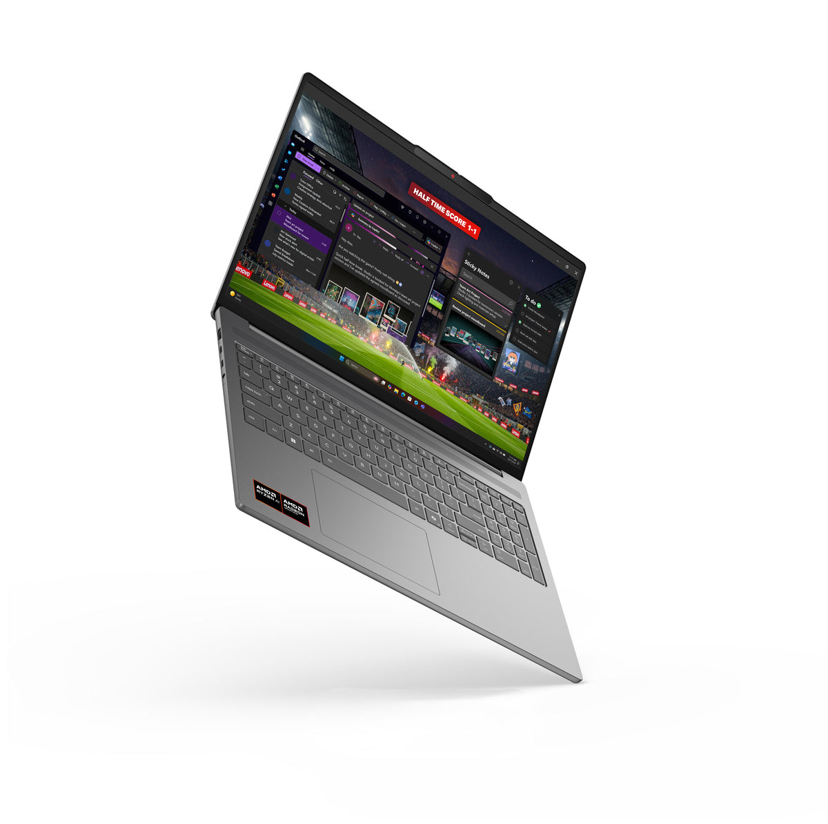 Lenovo IdeaPad Slim 5 16AGP11 Copilot+ PC AMD Ryzen AI 5 430 Bärbar dator 40,6 cm (16") WUXGA 16 GB DDR5-SDRAM 1 TB SSD Wi-Fi 7 (802.11be) Windows 11 Home tyska Grå