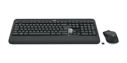 Logitech 920-008676 tangentbord Mus inkluderad Universal RF Trådlös AZERTY Fransk Svart