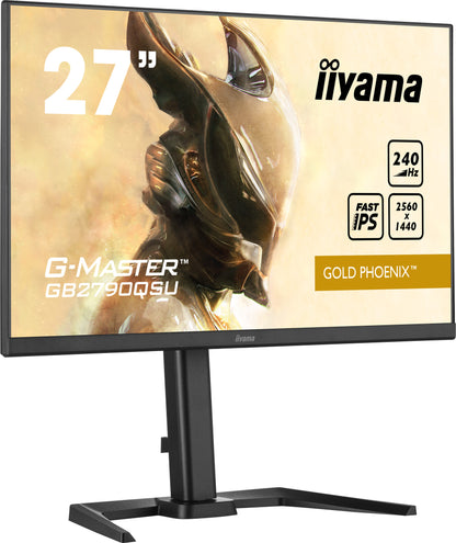 iiyama GB2790QSU-B5 platta pc-skärmar 68,6 cm (27") 2560 x 1440 pixlar Wide Quad HD LCD Svart