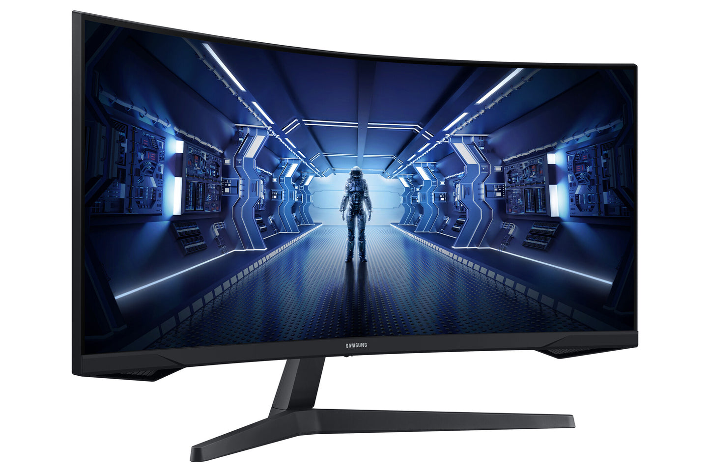 Samsung G55T platta pc-skärmar 86,4 cm (34") 3440 x 1440 pixlar UltraWide Quad HD LED Svart