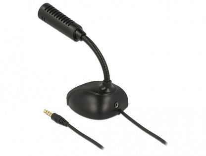 DeLOCK 65872 mikrofoner Svart Mikrofon till mobiltelefon/smartphone