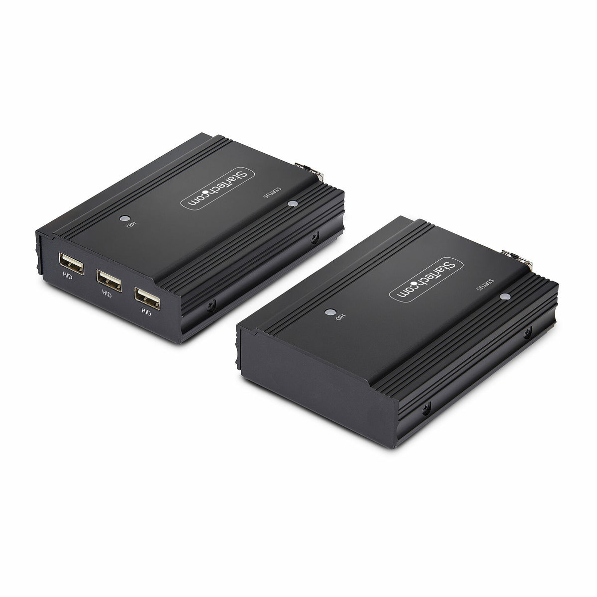 StarTech.com DisplayPort KVM-förlängare över fiberoptik, 4K 60 Hz, enhetsförlängarsats, upp till 300 m (multiläge) med förinstallerade SFP+-moduler, 3x USB HID