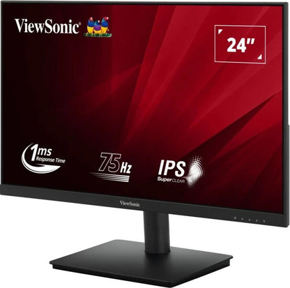 Viewsonic VA VA240-H-2 platta pc-skärmar 60,5 cm (23.8") 1920 x 1080 pixlar Full HD LED Svart