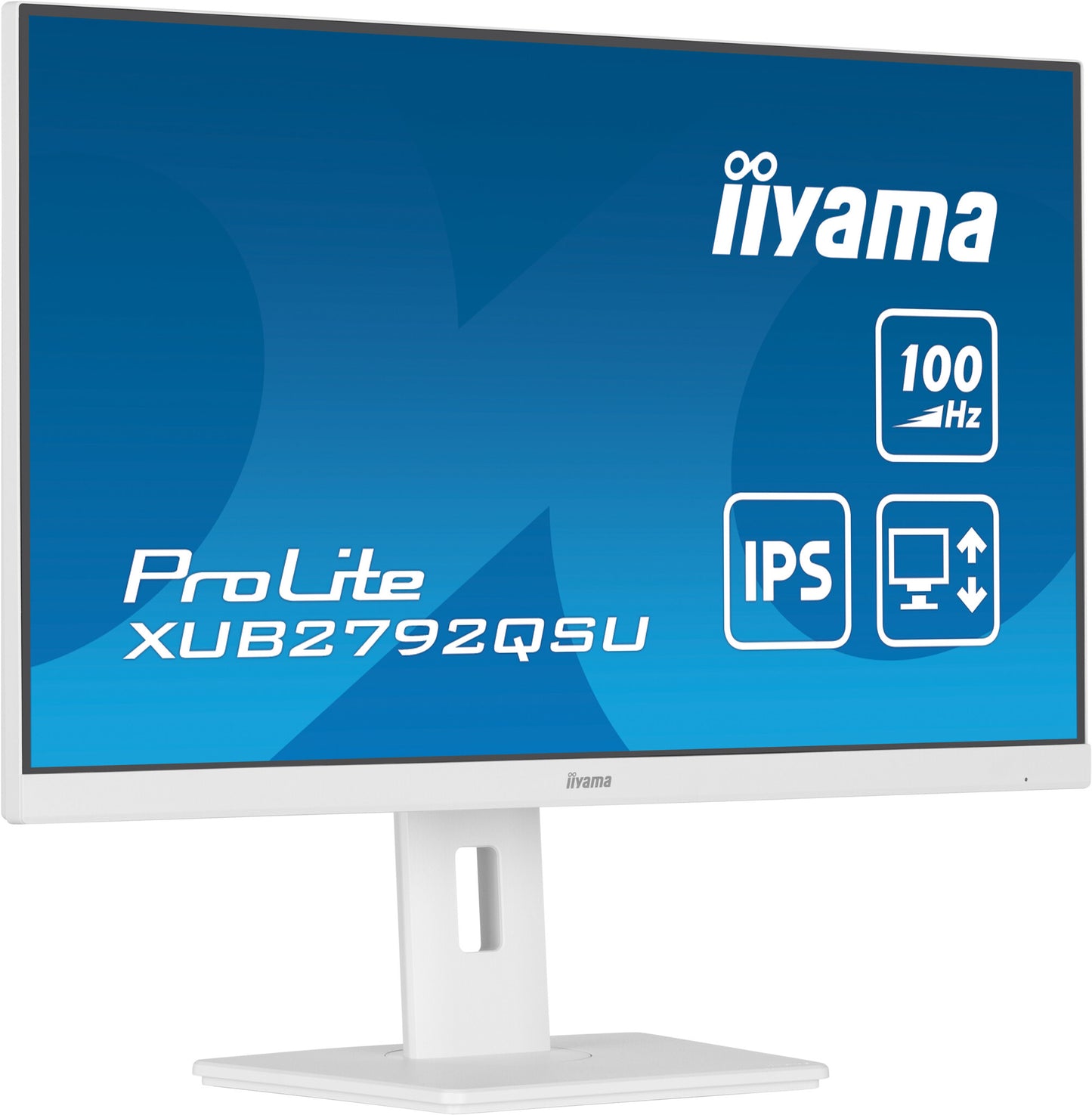 iiyama ProLite XUB2792QSU-W6 platta pc-skärmar 68,6 cm (27") 2560 x 1440 pixlar Quad HD LED Vit