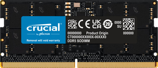 Crucial CT16G56C46S5 RAM-minnen 16 GB 1 x 16 GB DDR5 ECC