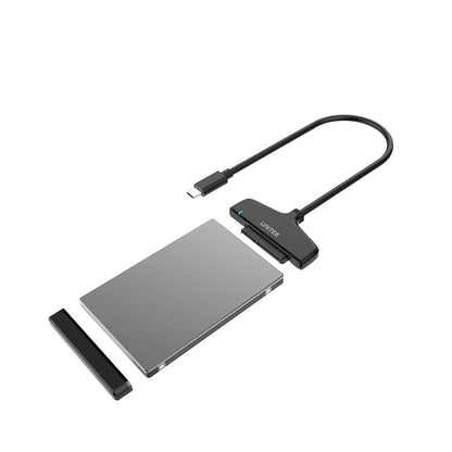 UNITEK Y-1096A dockningsstationer för bärbara datorer USB Type-C Svart