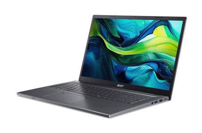 Acer Aspire A17-51M-558T Intel Core 5 120U Bärbar dator 43,9 cm (17.3") Full HD 16 GB LPDDR5-SDRAM 512 GB SSD Wi-Fi 6E (802.11ax) Windows 11 Pro Grå