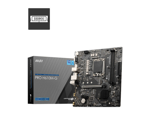 MSI PRO H610M-G moderkort Intel H610 LGA 1700 micro ATX