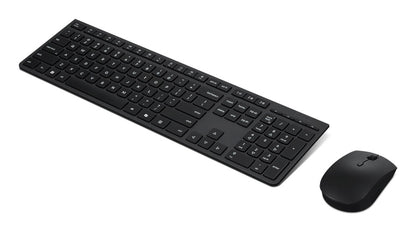 Lenovo 4X31R64357 tangentbord Mus inkluderad Kontor Trådlös RF + Bluetooth QWERTY Nordic Grå