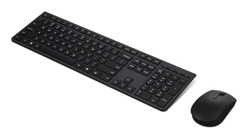 Lenovo 4X31R64323 tangentbord Mus inkluderad Kontor Trådlös RF + Bluetooth Dansk Svart