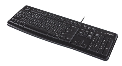 Logitech Keyboard K120 for Business tangentbord Kontor USB QWERTY Amerikanskt internationellt Svart