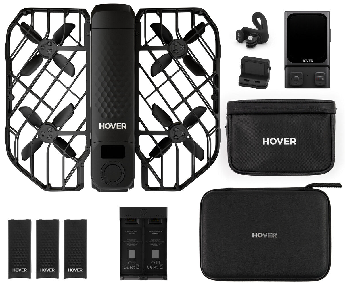 HOVERAir X1 Pro Ultimate 4 rotorer Quadcopter 12 MP 1920 mAh Svart