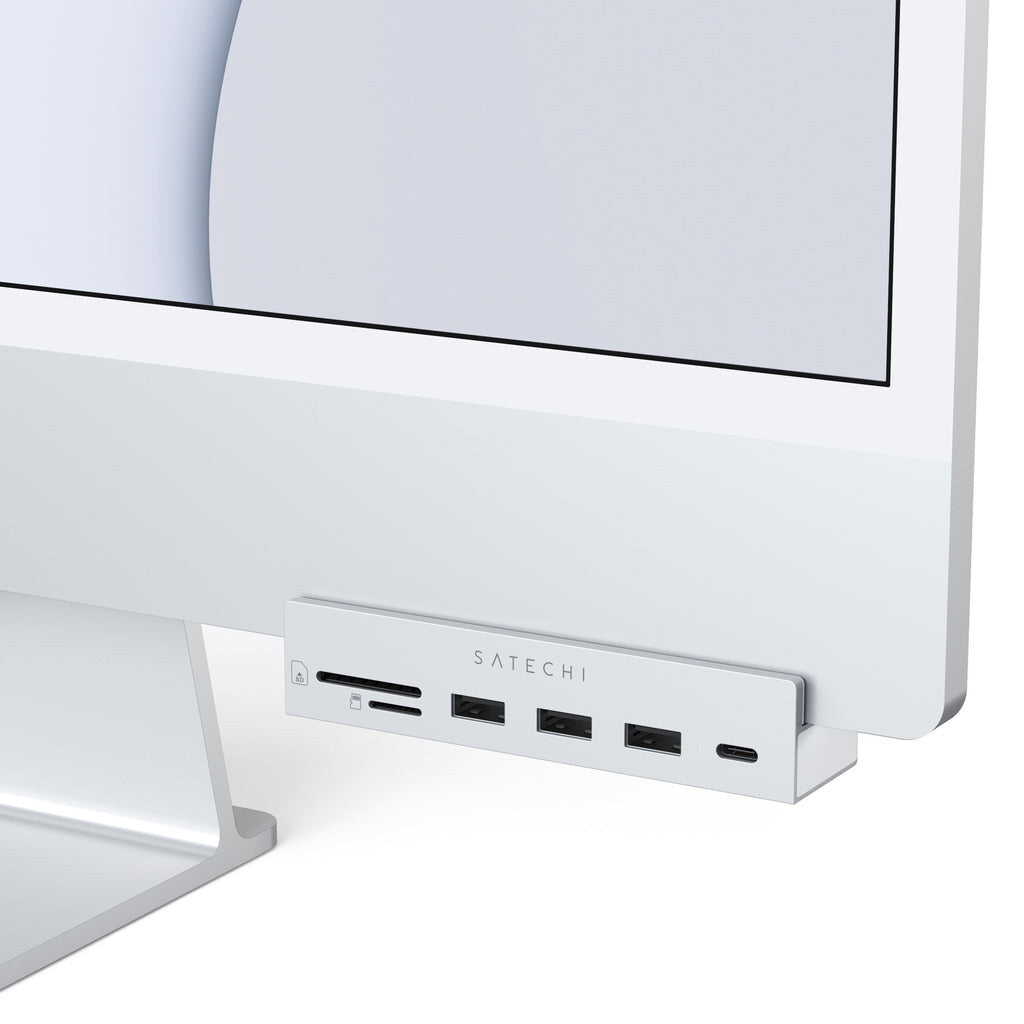 Satechi ST-UCICHS dockningsstationer för bärbara datorer USB 3.2 Gen 1 (3.1 Gen 1) Type-C Silver