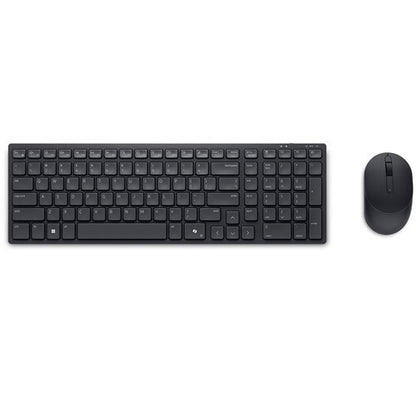DELL Pro kompakt och tyst tangentbord och mus – KM555 - Ukrainskt (QWERTY)