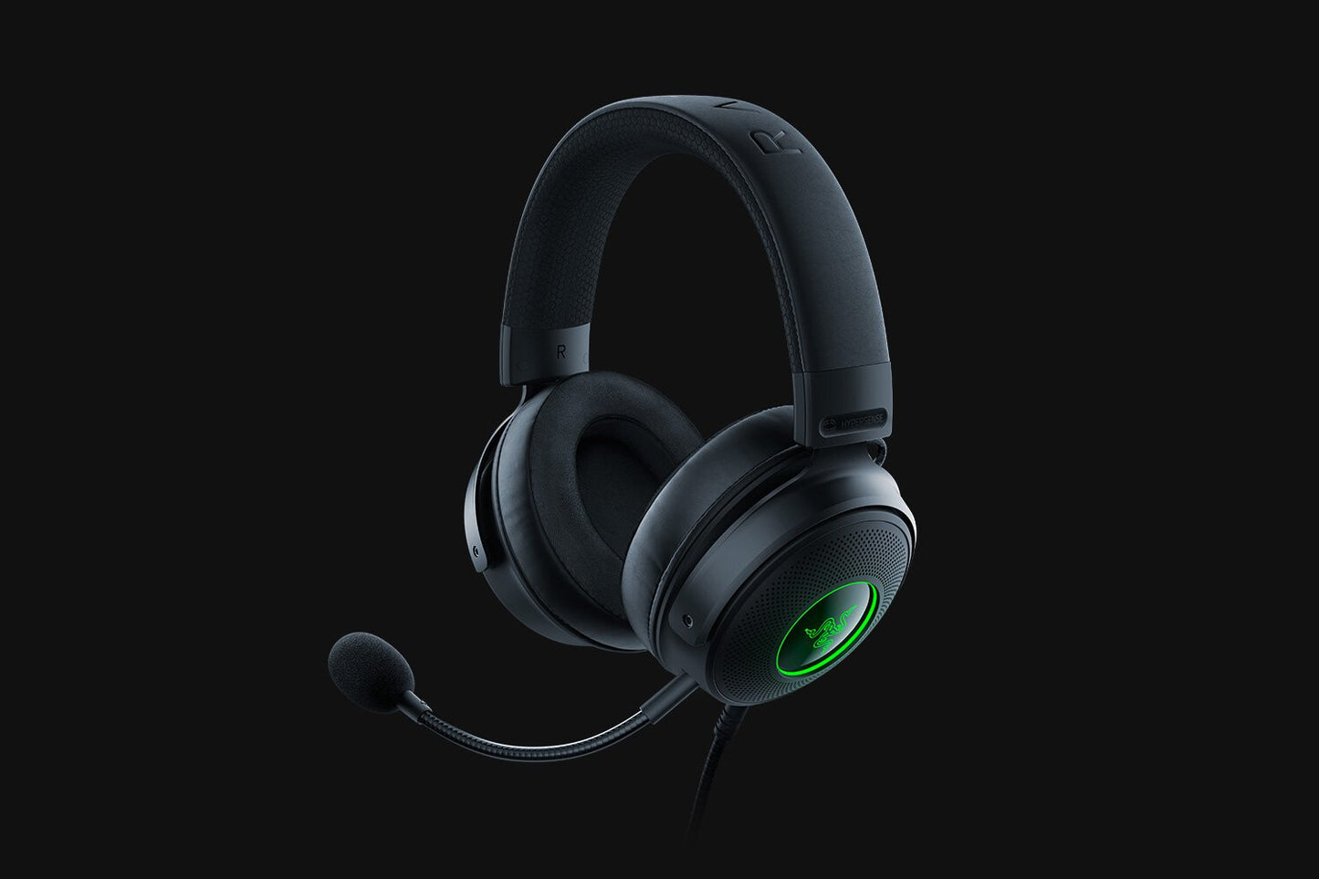 Razer Kraken V3 HyperSense Headset Kabel Huvudband Spela USB Type-A Svart
