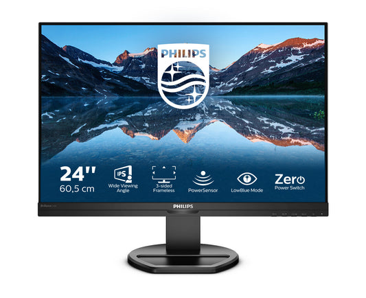 Philips B Line 240B9/00 platta pc-skärmar 61,2 cm (24.1") 1920 x 1200 pixlar WUXGA LED Svart