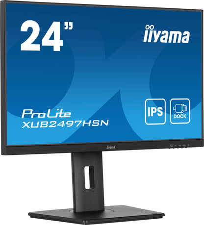 iiyama ProLite XUB2497HSN-B2 platta pc-skärmar 60,5 cm (23.8") 1920 x 1080 pixlar Full HD LED Svart