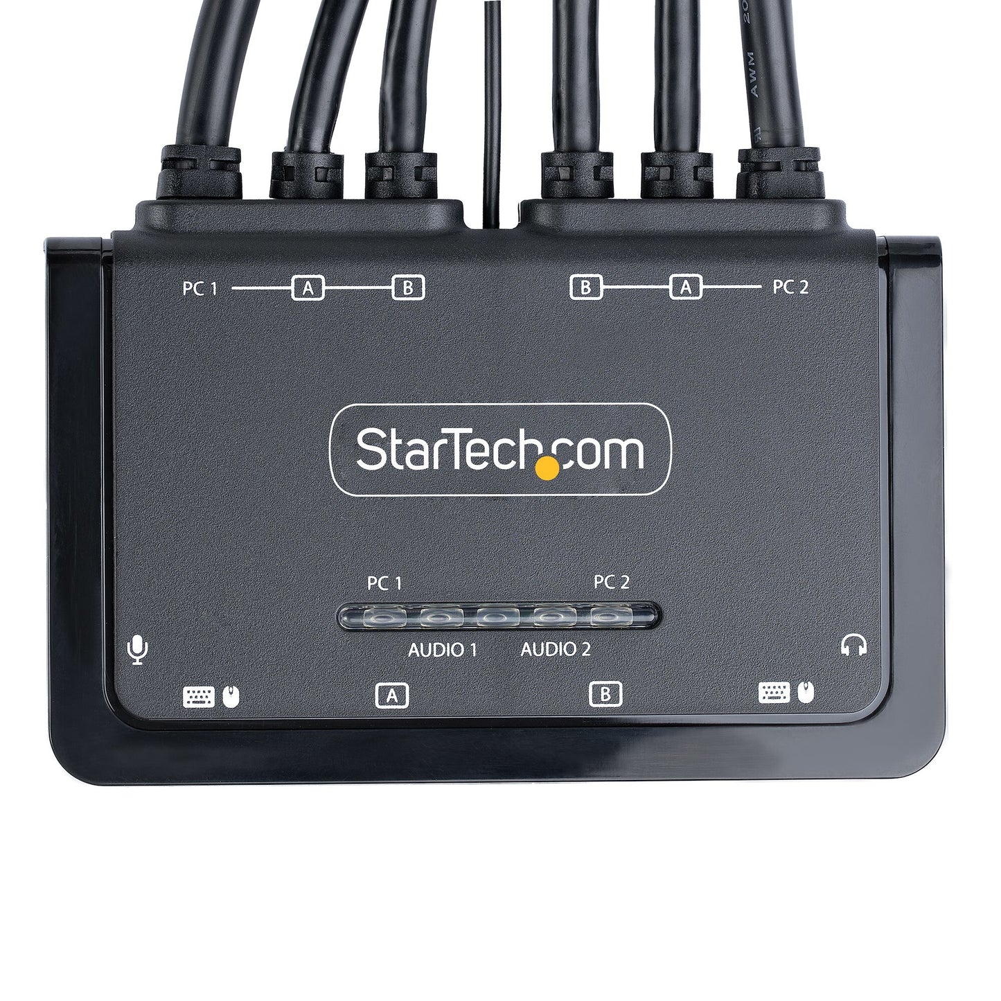 StarTech.com C2-DH46-UA2-CBL-KVM KVM-switchar Svart