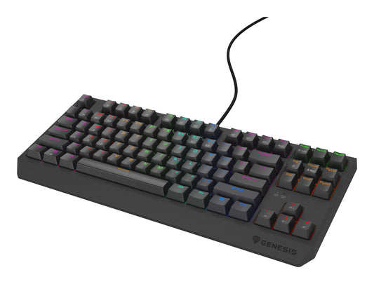 GENESIS Thor 230 TKL Lite tangentbord Spela USB QWERTY Engelsk Svart
