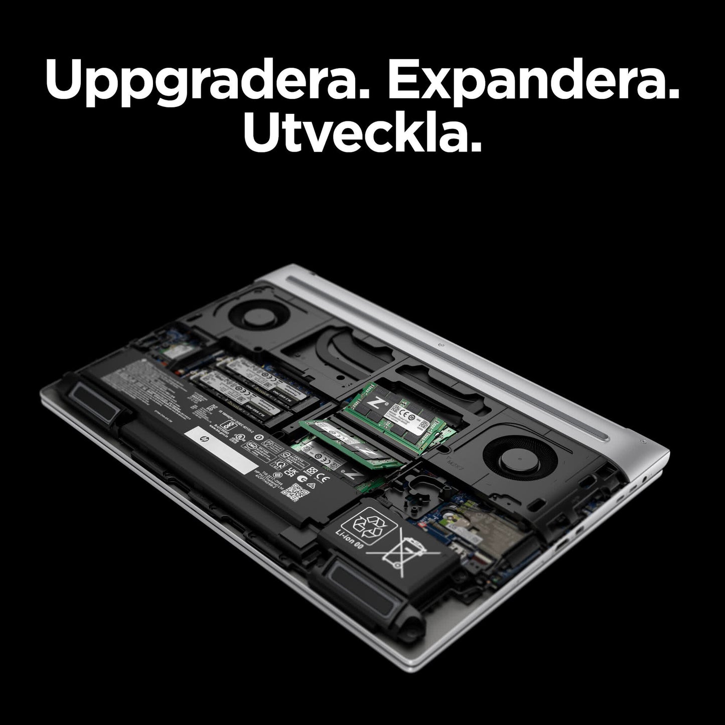 HP ZBook Fury 16 G11 Intel® Core™ i9 i9-14900HX Mobil arbetsstation 40,6 cm (16") WUXGA 64 GB DDR5-SDRAM 1 TB SSD NVIDIA RTX 3500 Ada Wi-Fi 7 (802.11be) Windows 11 Pro AI PC, AI Workstation Grå