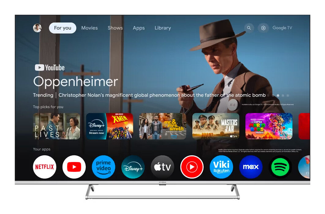 Strong SRT65UG8773C TV-apparat 165,1 cm (65") 4K Ultra HD Smart-TV Wi-Fi Metallisk, Silver 400 cd/m²