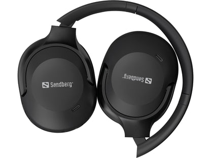 Sandberg 126-53 hörlur och headset Trådlös Huvudband Samtal/musik Bluetooth Svart