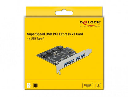 DeLOCK 90509 nätverkskort/adapters Intern USB 3.2 Gen 1 (3.1 Gen 1)