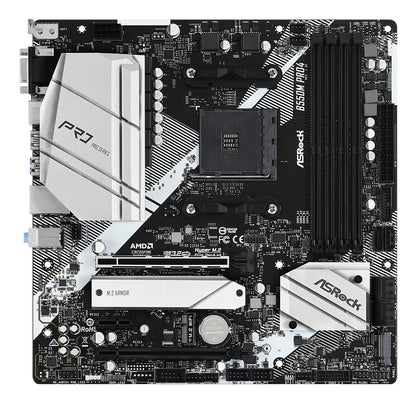Asrock B550M Pro4 AMD B550 Uttag AM4 micro ATX