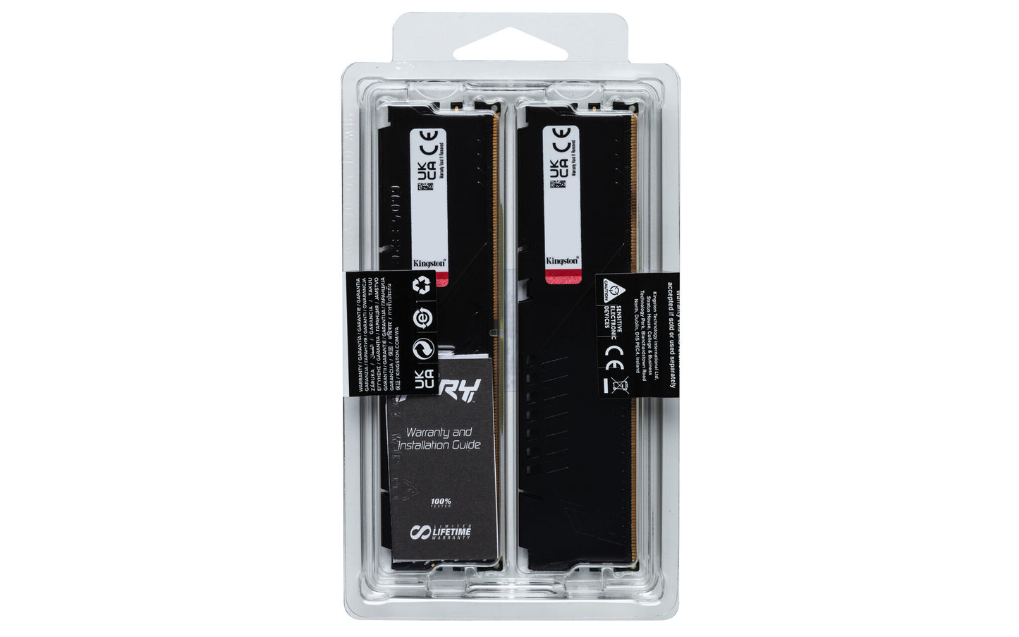 Kingston Technology FURY Beast RAM-minnen 128 GB 4 x 32 GB DDR5 5200 MT/s
