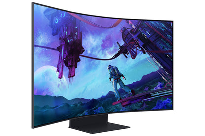 Samsung G97NC platta pc-skärmar 139,7 cm (55") 3840 x 2160 pixlar 4K Ultra HD LED Svart